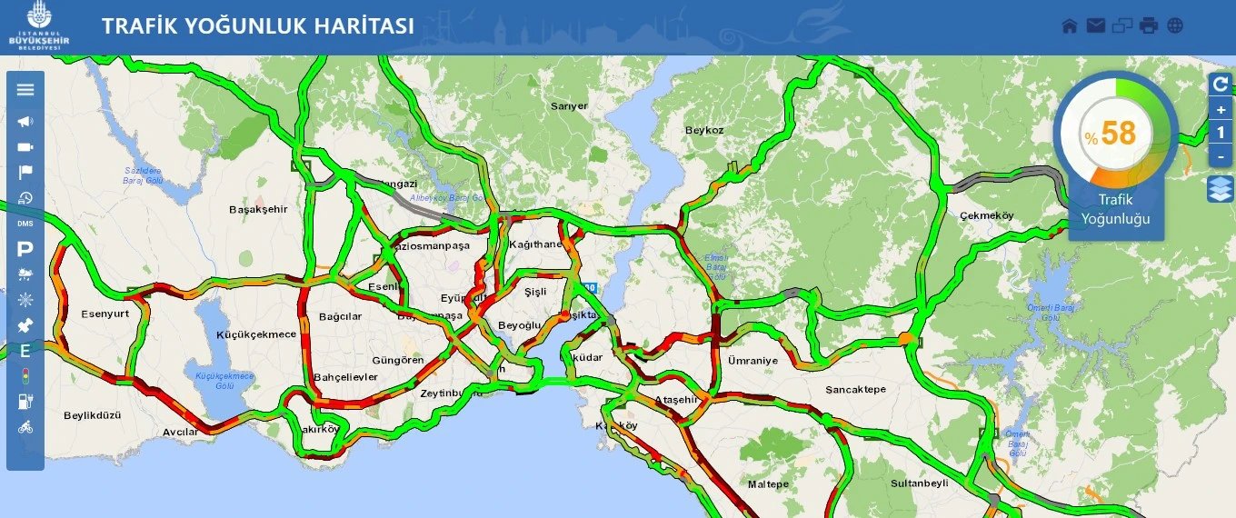İstanbul’da trafik başladı, yoğunluk yüzde 60’ı gördü
