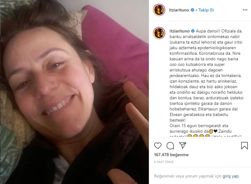 La Casa de Papel oyuncusu koronavirüse yakalandı