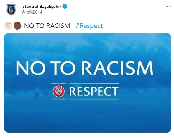 Başakşehir'e Fransa'da ırkçılık