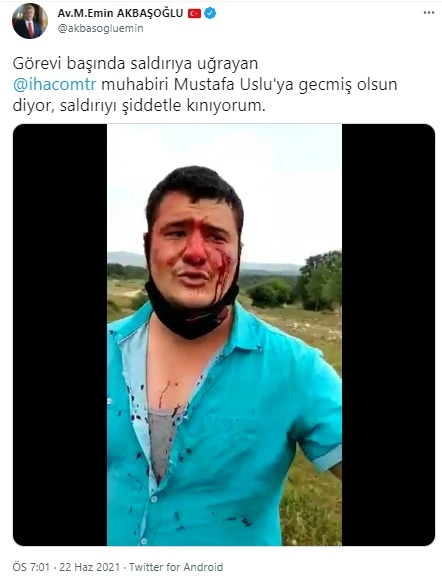 İHA muhabirine çirkin saldırıya siyasilerden tepki yağdı