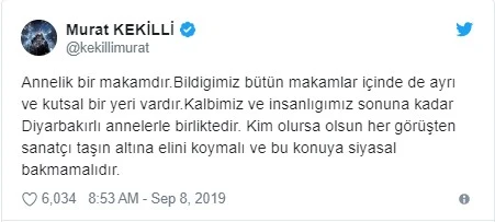 Diyarbakır annelerine sanatçılardan destek