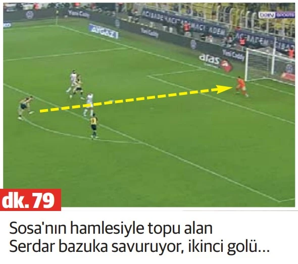 20 dakikada 3 gol attı: Serdar Dursun... Hızlı ve öfkeli...