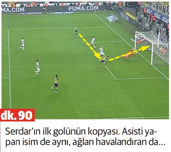 20 dakikada 3 gol attı: Serdar Dursun... Hızlı ve öfkeli...