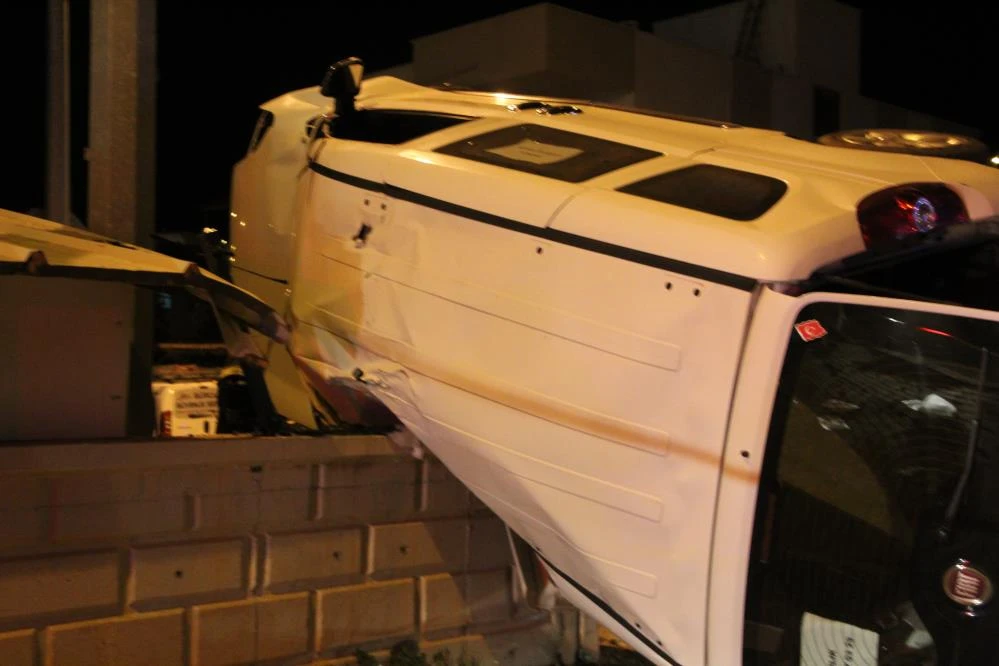 Takla atan aracın sürücüsü öldü