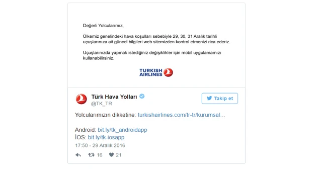 THY'den 30 Aralık son dakika sefer iptalleri