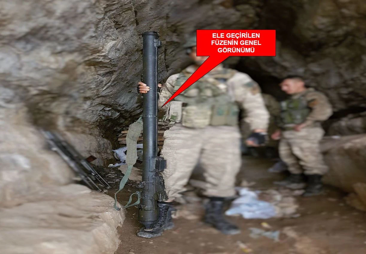 Bestler Dereler'de Rus menşei hava savunma füzesi ele geçirildi