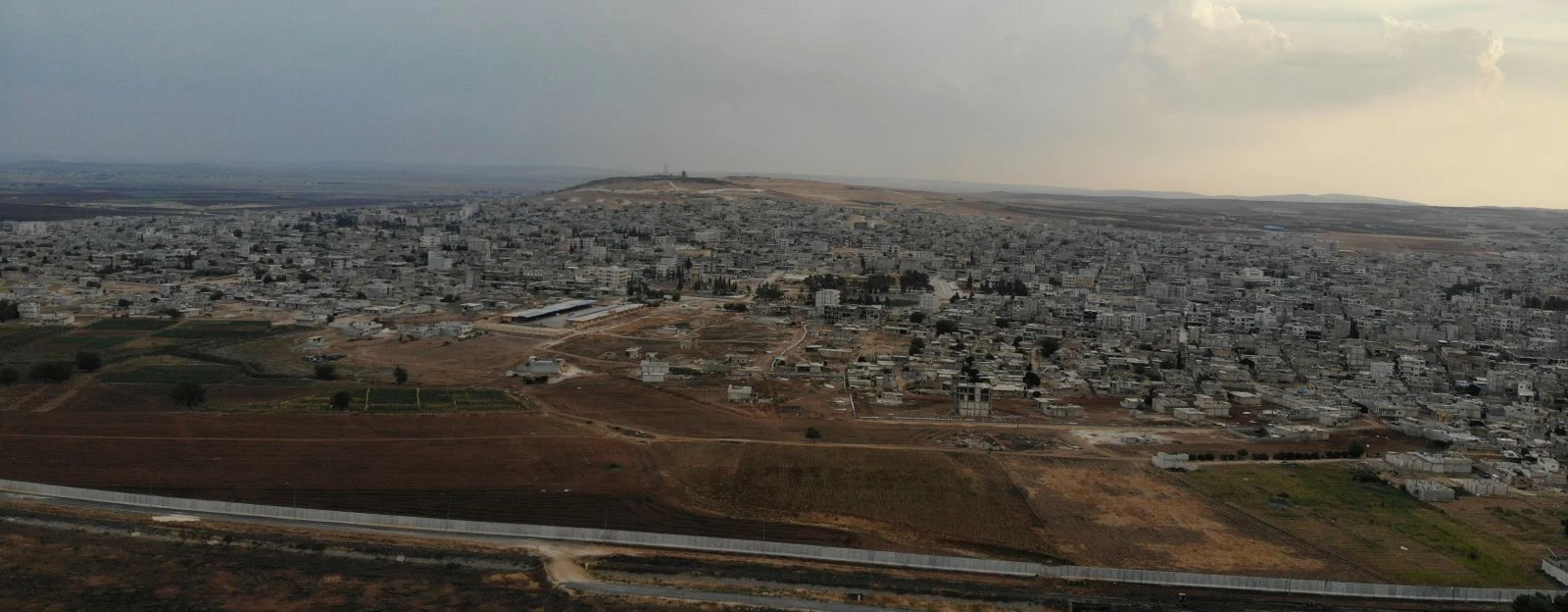 Ayn el Arab havadan görüntülendi