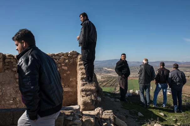 Kilis'te bombardımanı böyle izlediler!