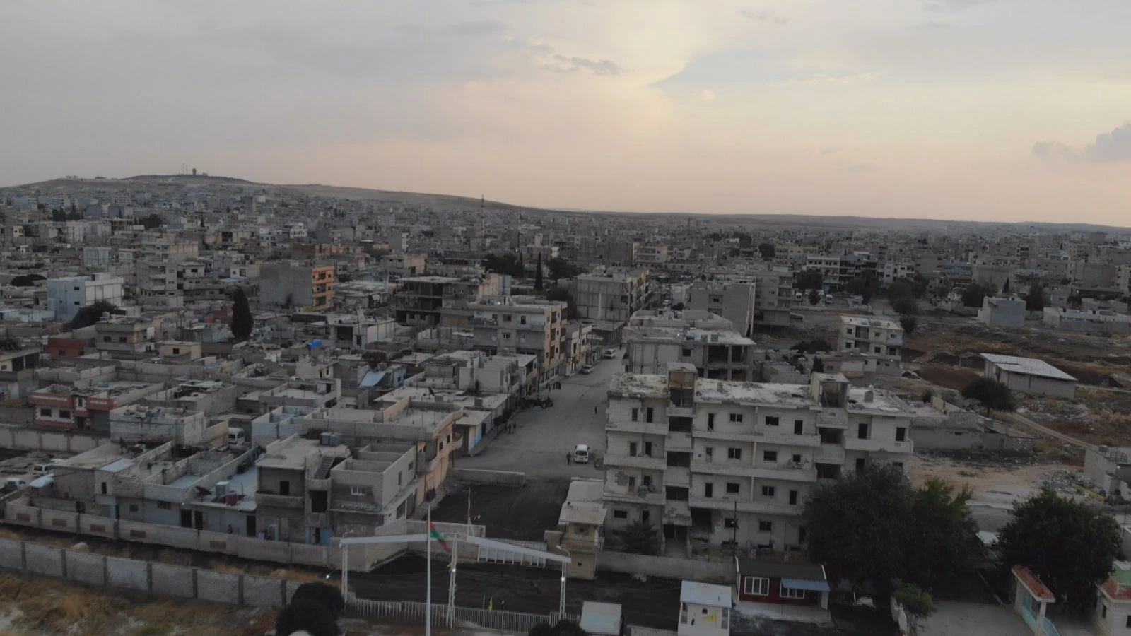 Ayn el Arab havadan görüntülendi