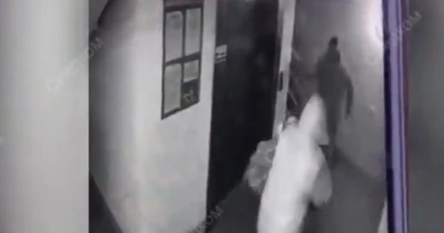 Rusya'da pompalı cinayeti kameralara takıldı