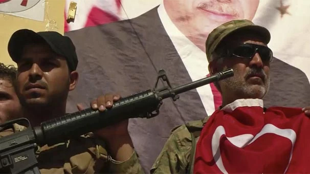 Dabık'ta sokaklara Erdoğan posterleri asıldı