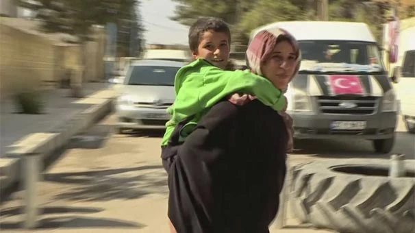 Dabık'ta sokaklara Erdoğan posterleri asıldı