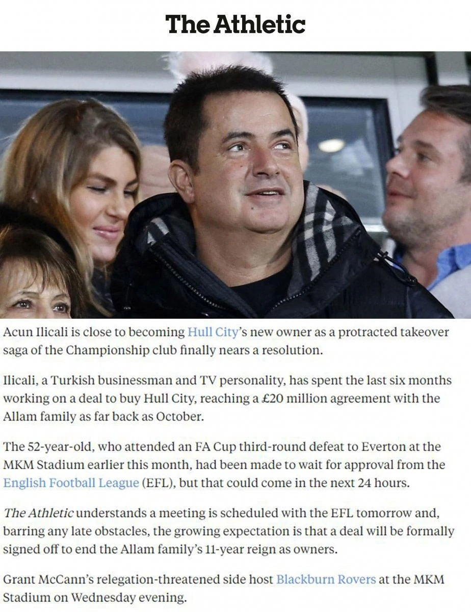 Acun Ilıcalı’nın Hull City'yi ne kadara aldığı ortaya çıktı: Futbolcu maliyetini takım aldı