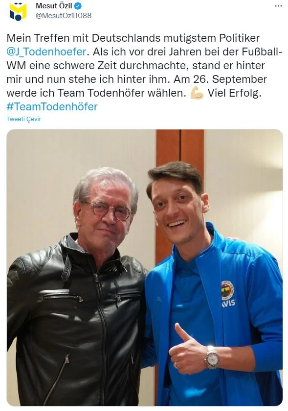 Mesut Özil seçimlerde oy vereceği partiyi açıkladı