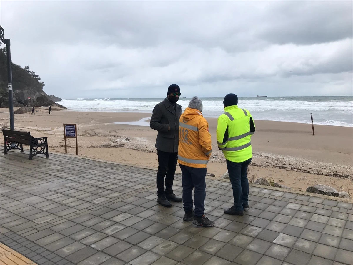 İnkumu açıklarında Rus bandıralı bir kuru yük gemisi battı