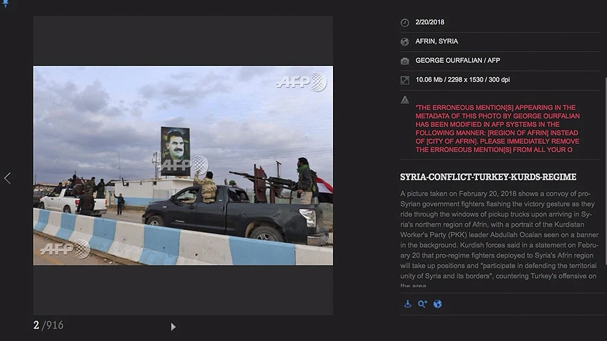 AFP'nin Afrin kaynağı Esad'ın sıkı destekçisi çıktı