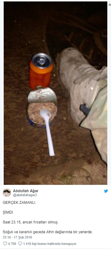 Sosyal medyayı sallayan Afrin fotoğrafı