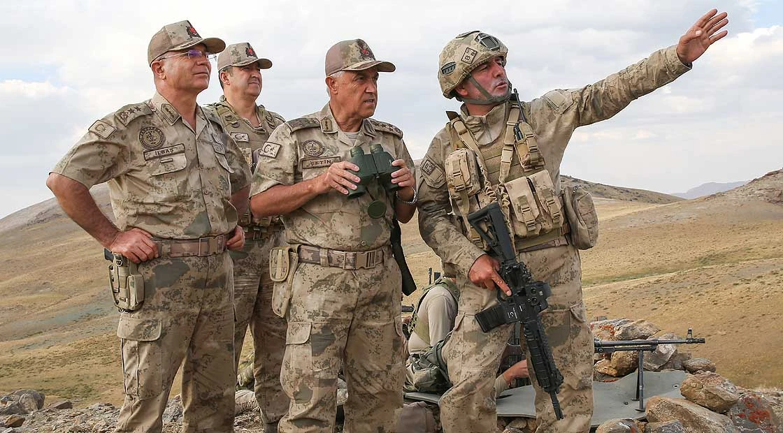 Jandarma Genel Komutanı Orgeneral Çetin: Dağlar teröristlerden tamamen temizlenmiş durumda