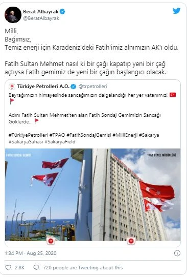 Bakan Albayrak: Fatih gemimiz de yeni bir çağın başlangıcı olacak