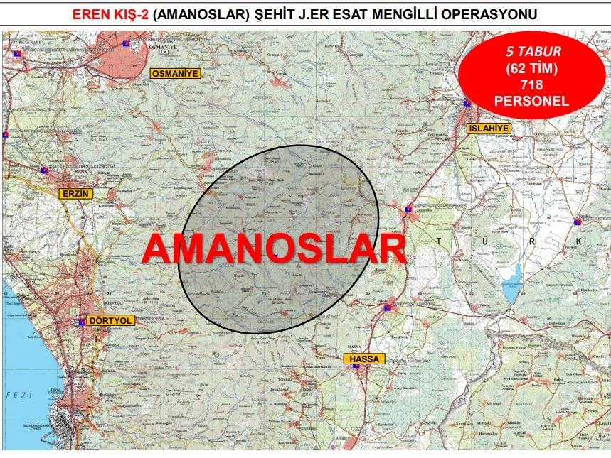 Son dakika! Eren-2 Kış operasyonu başladı: 718 personel sahada!