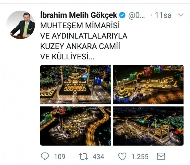 Ankara'ya, Kuzey Ankara Camii ve Külliyesi müjdesi