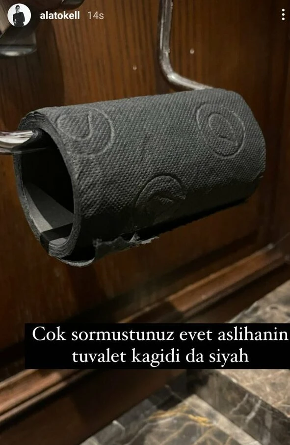 Arda Turan’ın evindeki tuvalet kağıdının rengi olay oldu