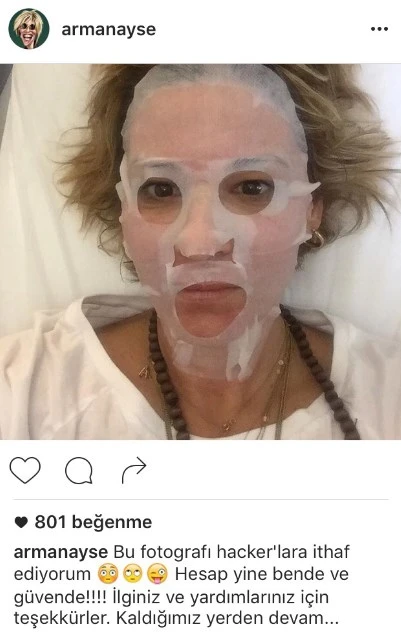 Hackerlara meydan okuyan Ayşe Arman hacklendi