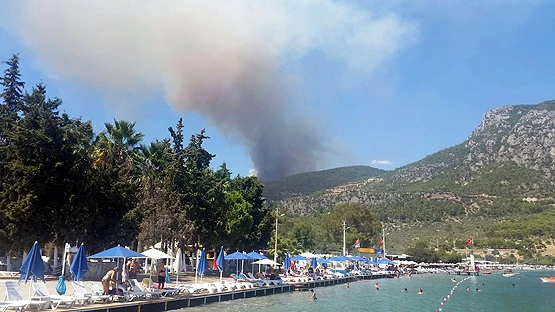 Muğla'daki orman yangınında 30 ev zarar gördü