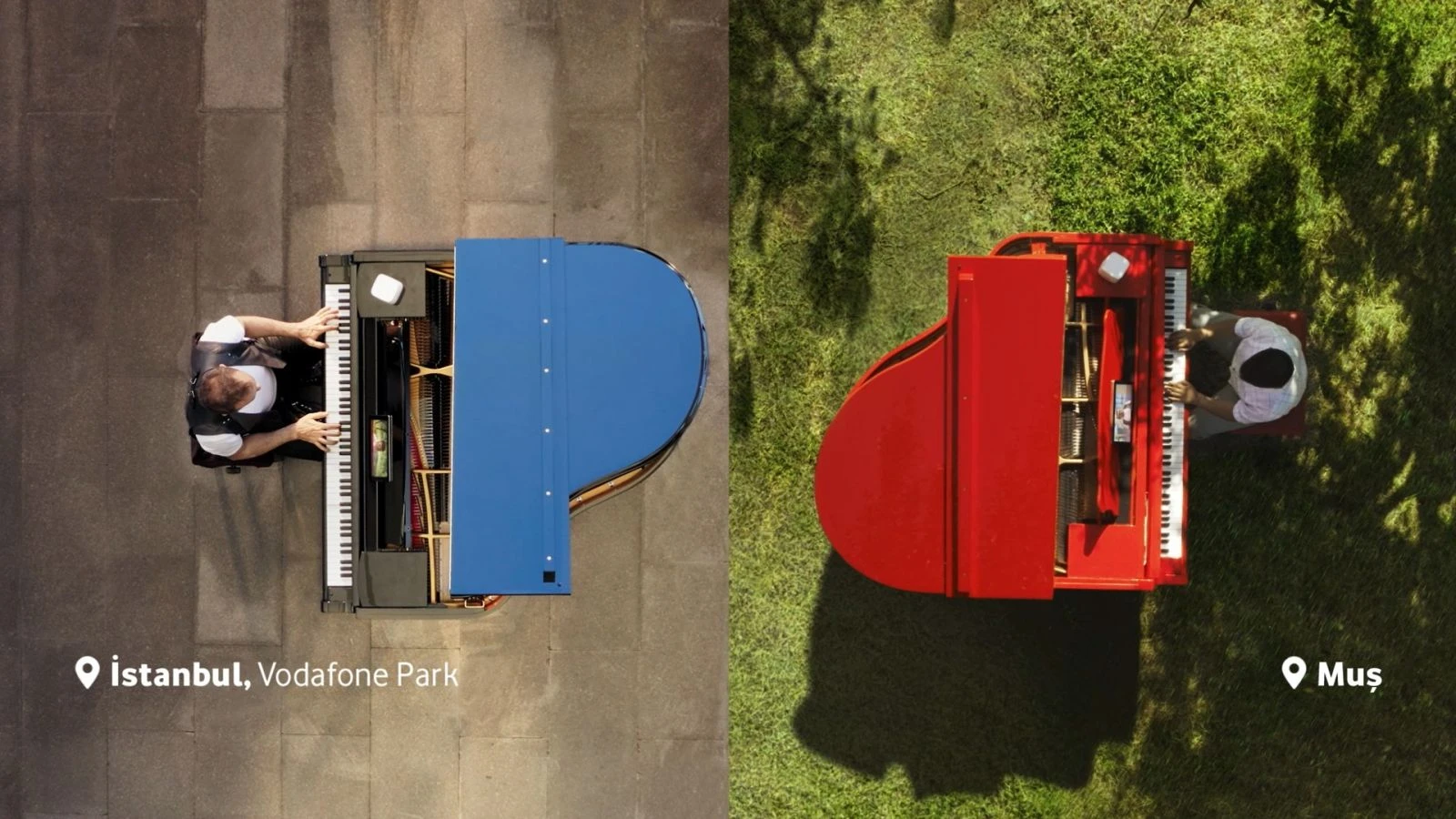 Haluk Levent ve Bager'den 5G teknolojisi ile bin 400 kilometreden piyano düeti