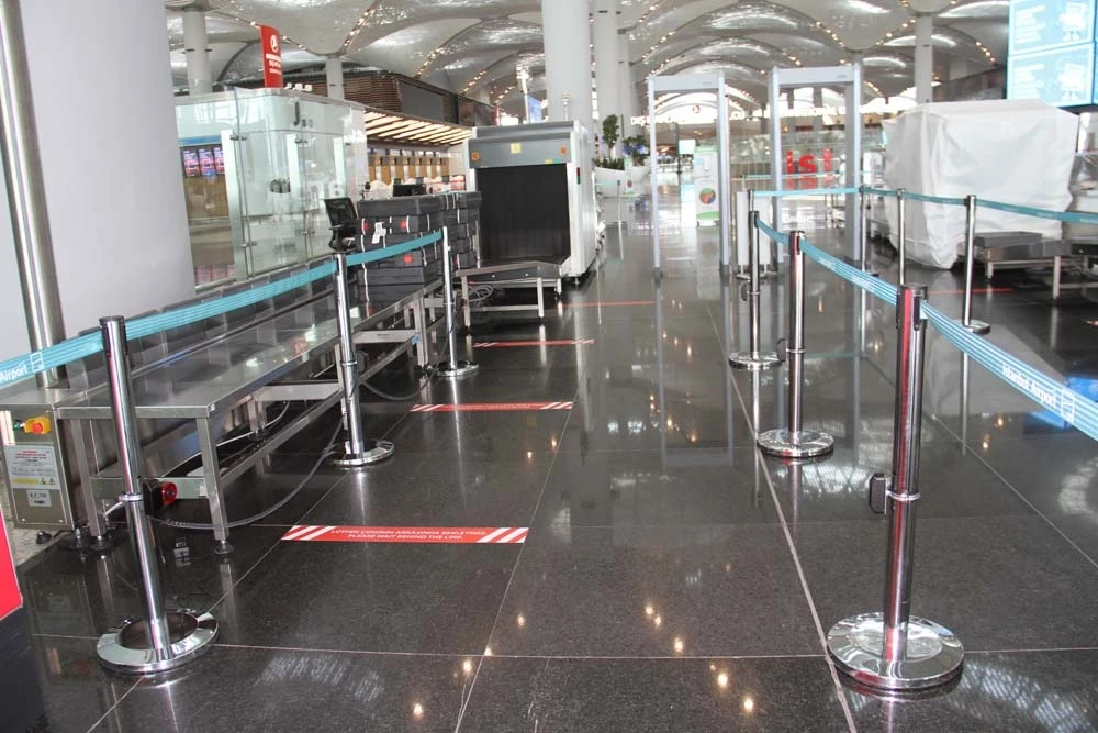 Yolcuların bagajları ultraviyole ışıkları ile temizlenecek