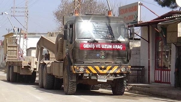 El Bab'a büyük askeri sevkiyat, Kilis'ten böyle geçtiler