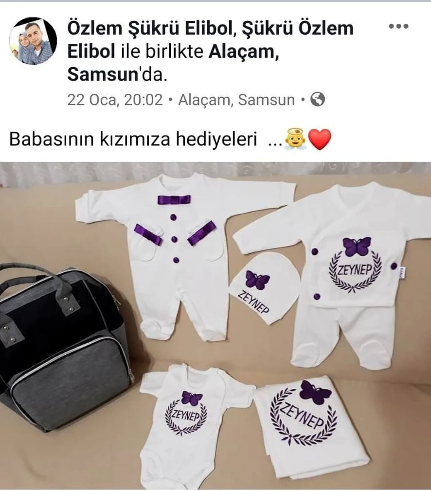 Şehidin eşi bir kız çocuğu dünyaya getirdi