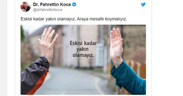 Sağlık Bakanı Koca'dan 4 Mayıs 2020 tarihli 'evde kal' çağrısı