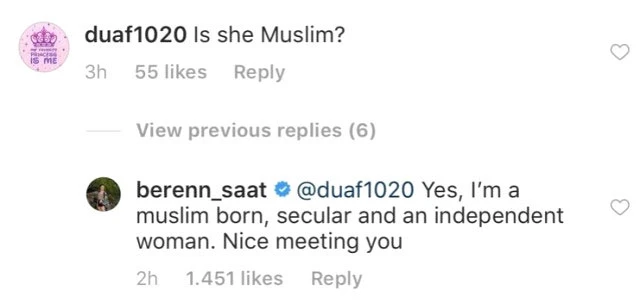 Beren Saat'in 'Müslüman mısın' sorusuna verdiği cevap şoke etti