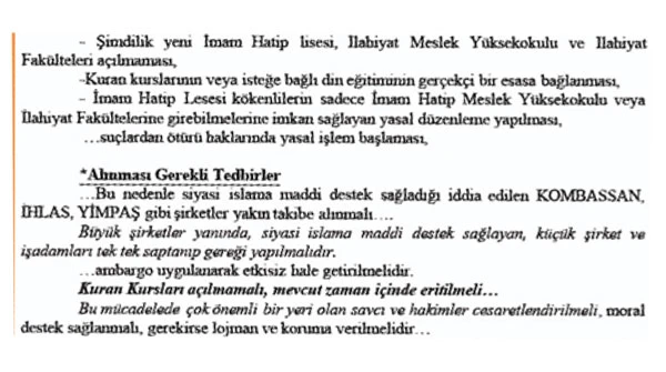 'İhlas’ı batırın' talimatı