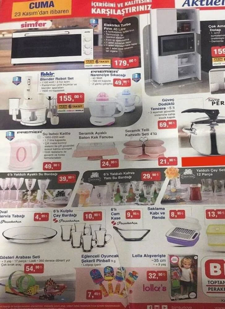 BİM AKTÜEL 23-30 KASIM İNDİRİMLİ Ürünler Kataloğu Listesi BİM BU HAFTA İNDİRİMLİ ÜRÜNLERDE NELER VAR?