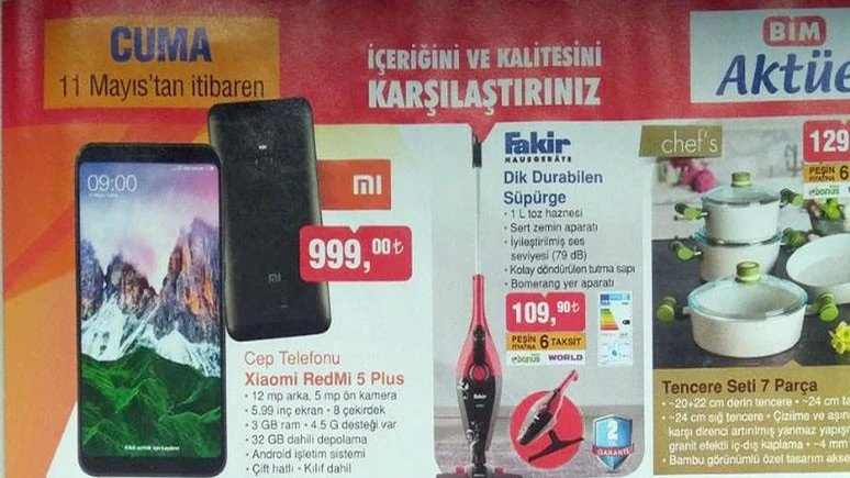 Xiaomi Redmi 5 Plus BİM'de satılıyor mu fiyatı ne kadar? Xiaomi Redmi 5 Plus özellikleri neler?