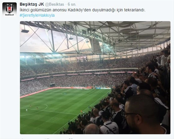 Beşiktaş'tan şampiyonluk yolunda tarihi gönderme