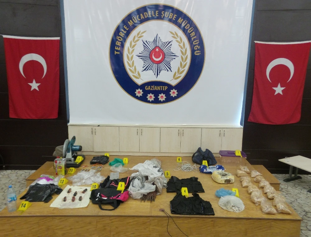 Gaziantep’te yapılan DEAŞ operasyonunda 24 tutuklama