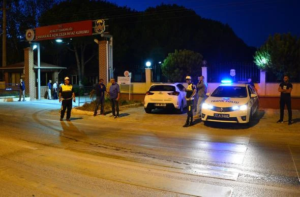 Çanakkale'de cezaevinde yangın