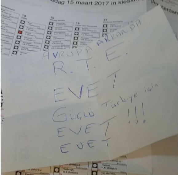 Hollanda seçimlerinde 'Recep Tayyip Erdoğan' sürprizi