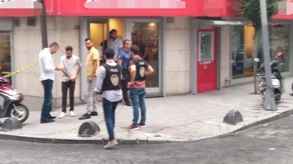 Şişli'de banka görevlilerine ateş açıldı