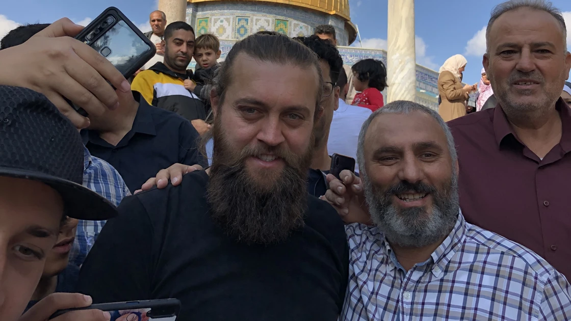 Diriliş Ertuğrul oyuncusuna Kudüs’te yoğun ilgi