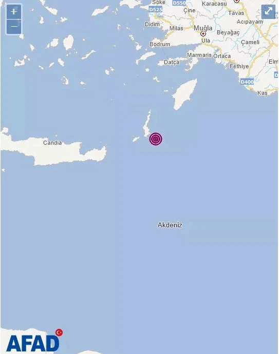 Akdeniz'de deprem! Datça'dan da hissedildi