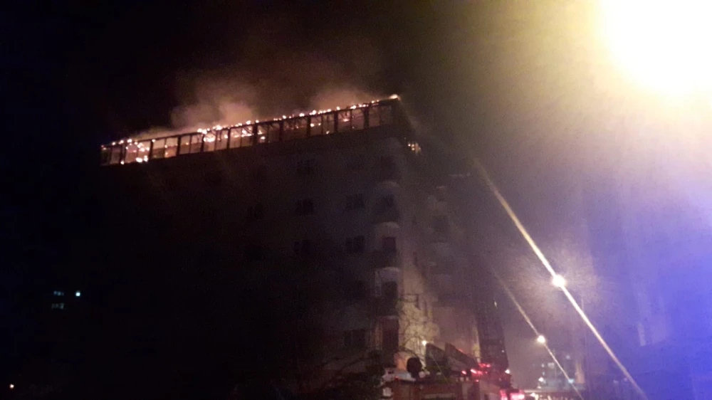 Rize’de korkutan yangın