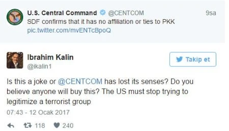 Cumhurbaşkanlığı'ndan ABD'ye sert tepki!