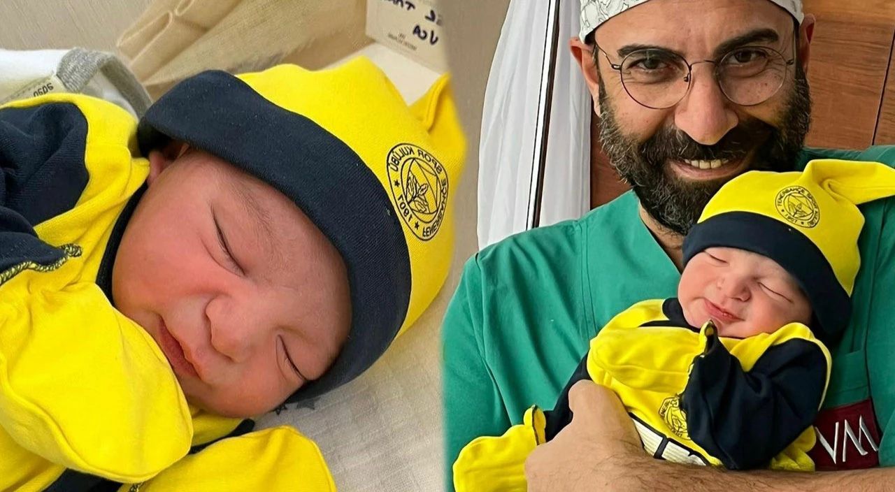 Emre Karayel Can bebeğin yüzünü gösterdi: Baba oldum ben!