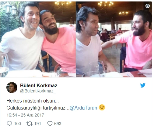 Bülent Korkmaz ve Arda Turan