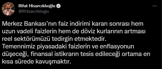 Reel sektör dolar fiyatının artmasından tedirgin