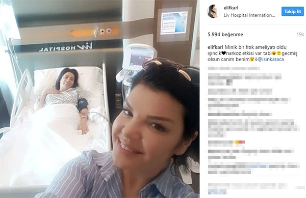 Işın Karaca'dan müjdeli haber: Başarılı bir fıtık ameliyatı geçirdi